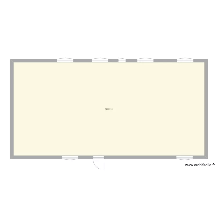 Maison Jonage. Plan de 