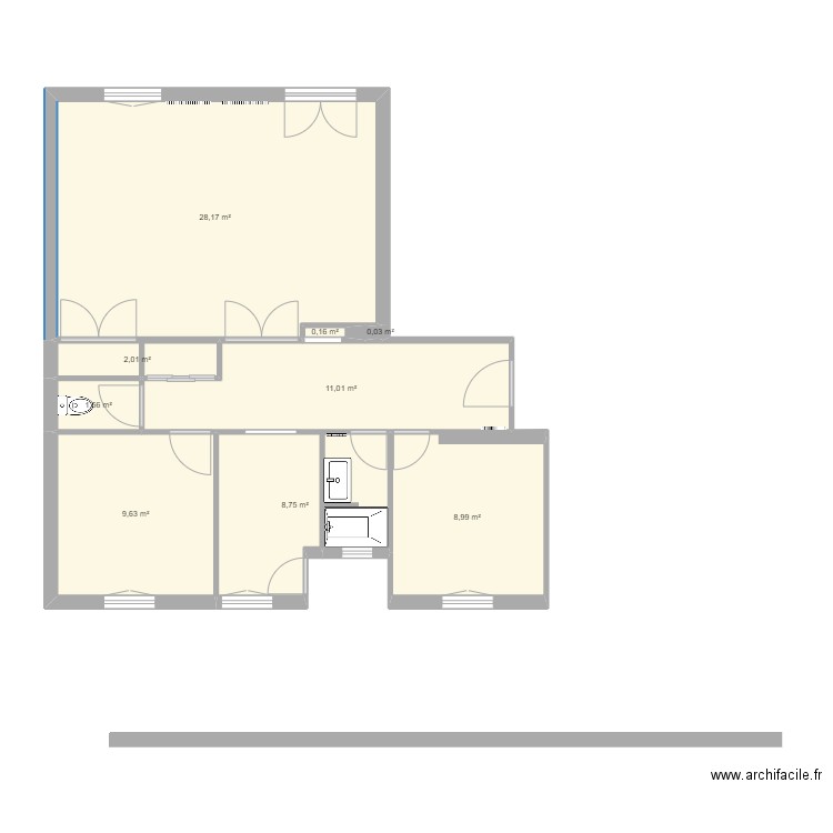 ROANE. Plan de 0 pièce et 0 m2