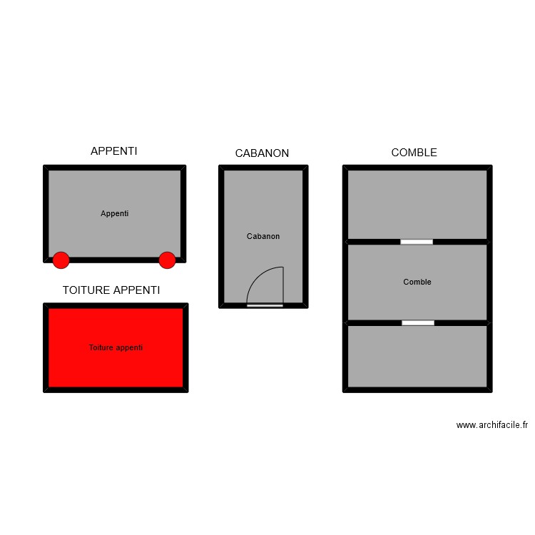 LE ROUX J AMI 3. Plan de 0 pièce et 0 m2