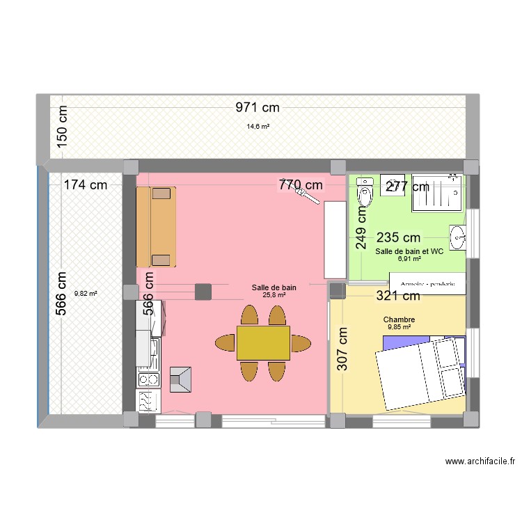 STUDIO CHRISTELLE. Plan de 0 pièce et 0 m2