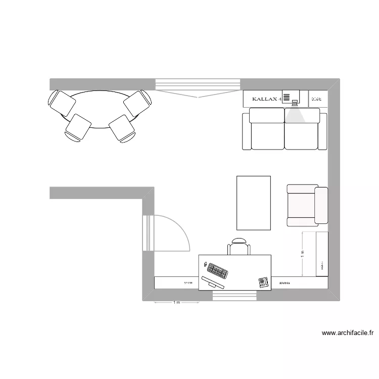Salon. Plan de Salon. Plan de