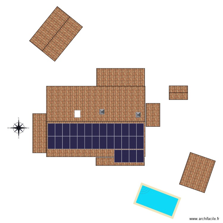 laveur peudou. Plan de 0 pièce et 0 m2