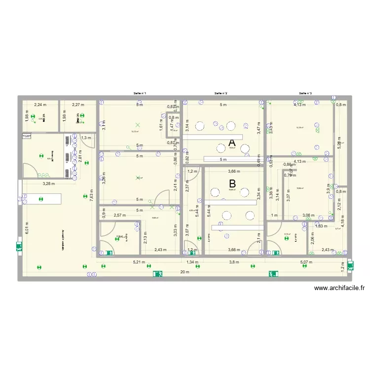 party game + quizhome-V2. Plan de 17 Pièces et 206 m²
