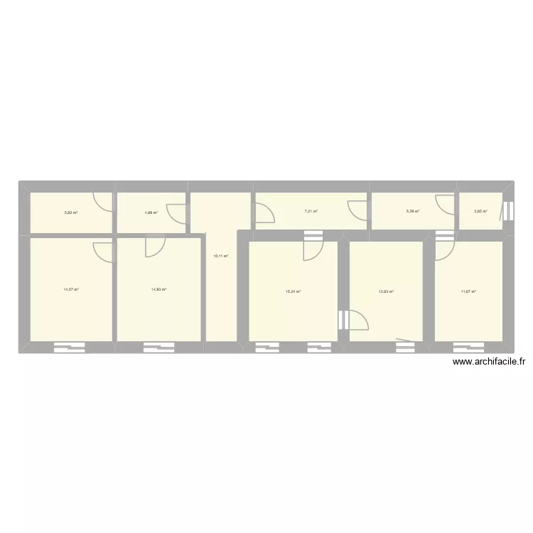 MAISON JC 1ER ETAGE PROJET 2. Plan de 11 et 105 m² MAISON JC 1ER ETAGE PROJET 2. Plan de 11 et 105 m²