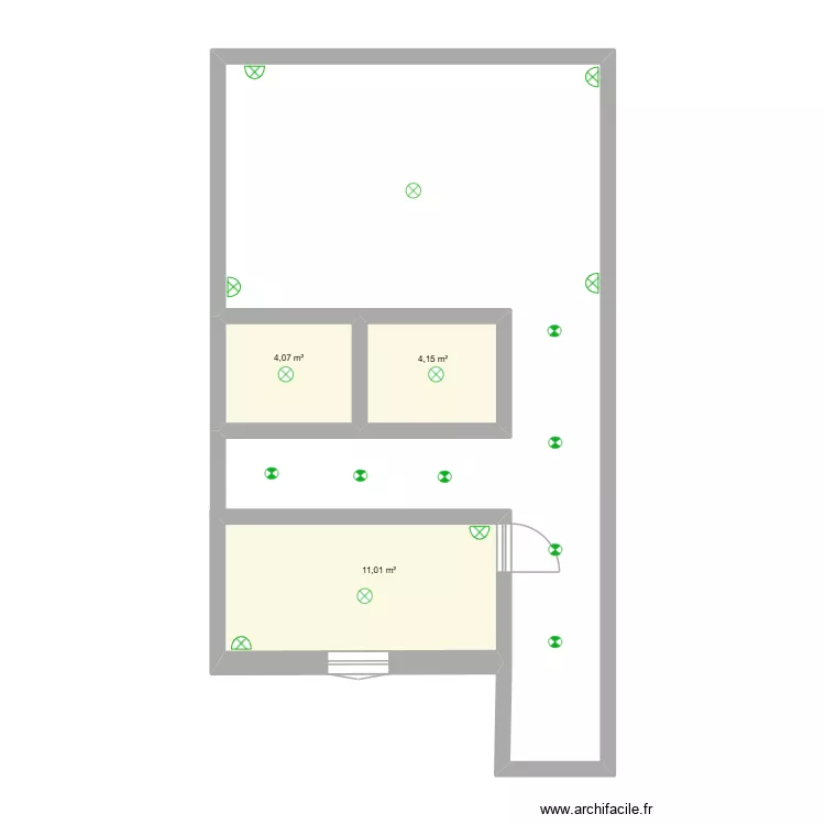zouhourati. Plan de 3 et 19 m² zouhourati. Plan de 3 et 19 m²