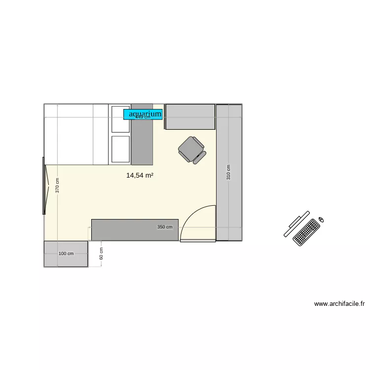 Chambre. Plan de Chambre. Plan de