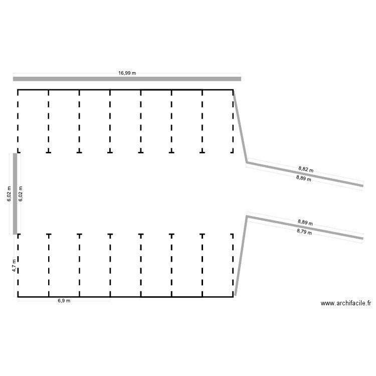 Parking LPG. Plan de 0 pièce et 0 m2