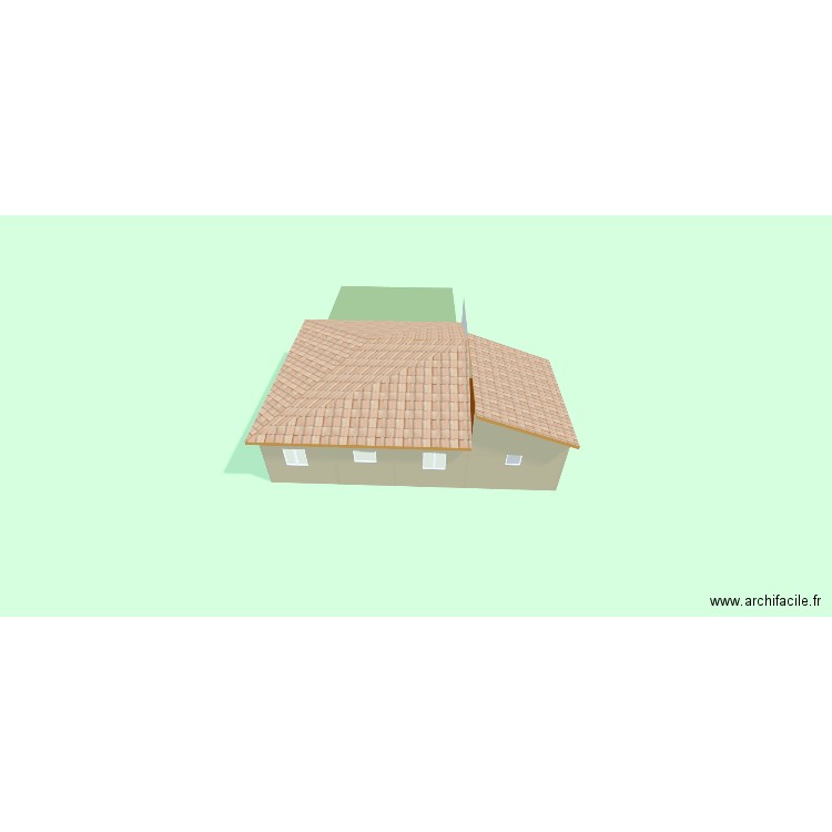 Projet Maison 3. Plan de 9 pièces et 310 m2