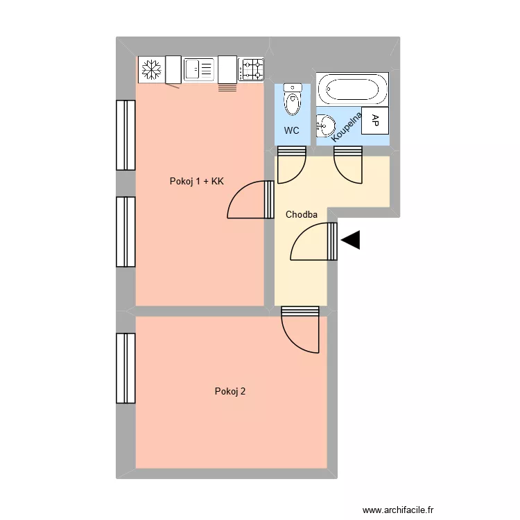 Dr. Glazera 1228, byt 10. Plan de 10  et 160 m²