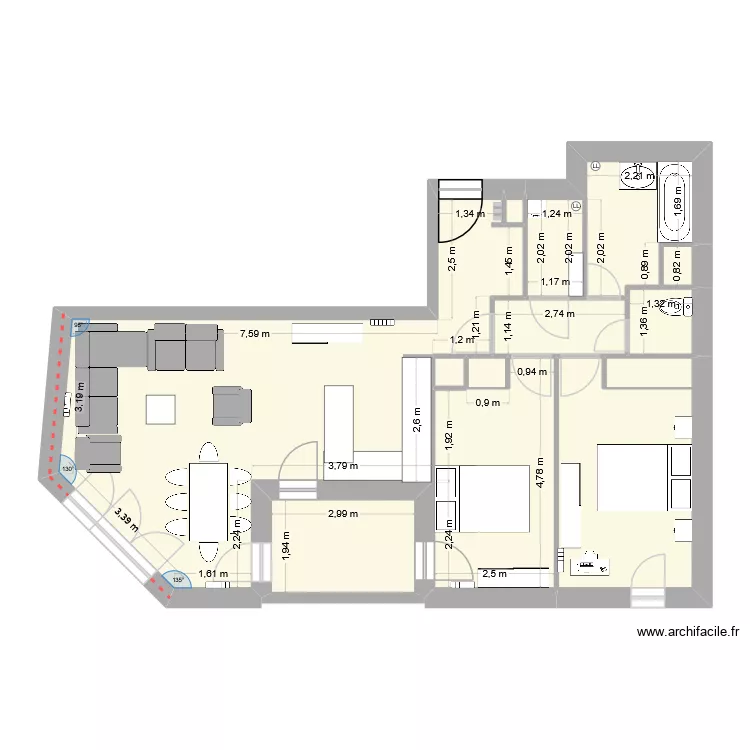 Baiopolis. Plan de 10 et 80 m² Baiopolis. Plan de 10 et 80 m²