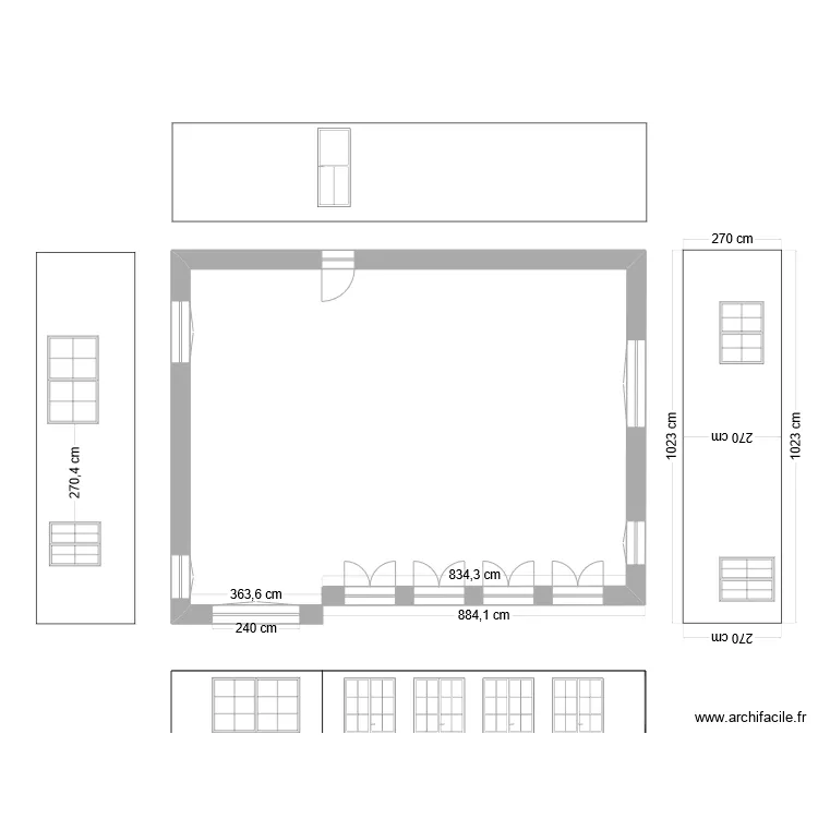 maison st cyr avant. Plan de 