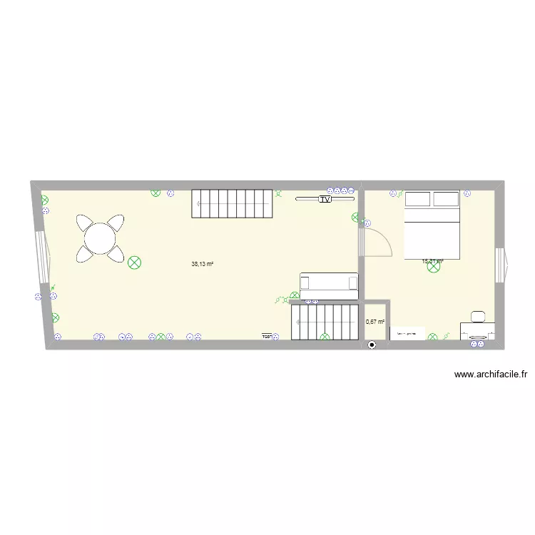 pilliez 1er &eacute;tage. Plan de 