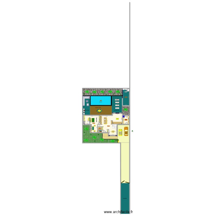 prefailles etages 7. Plan de 15 pièces et 270 m2