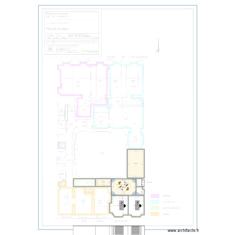 14 Intendance. Plan de 0 pièce et 0 m2