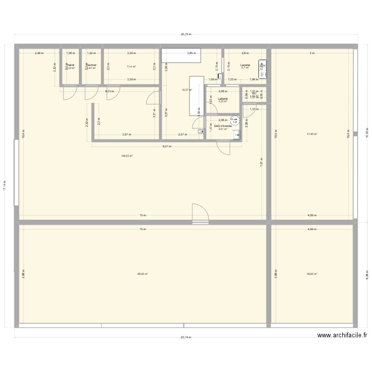 Ferme du somail AprèsTravaux2. Plan de 12 pièces et 322 m2