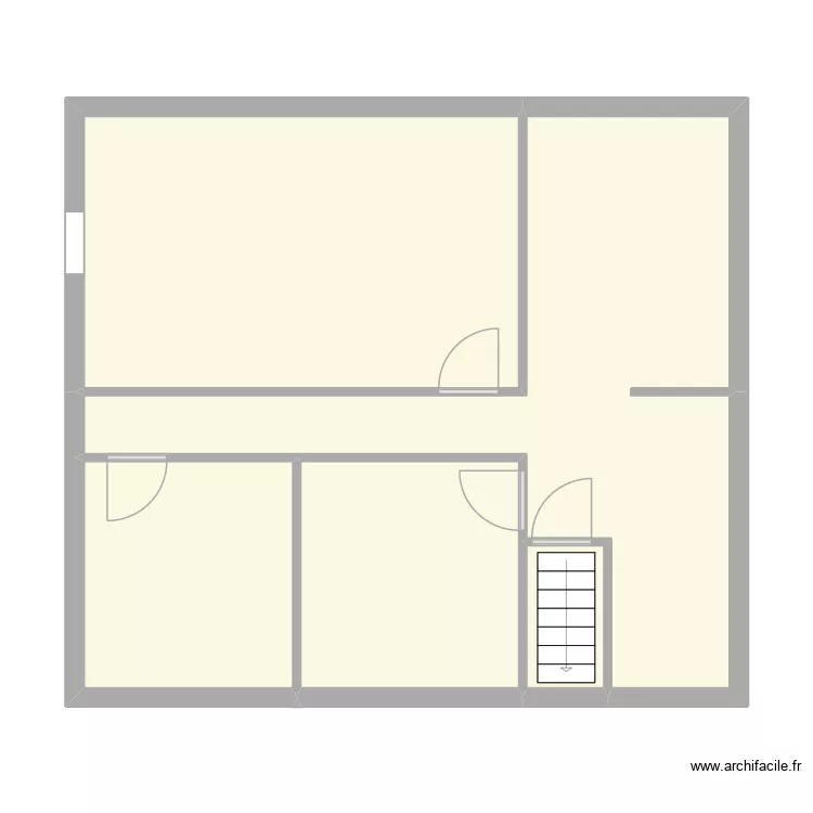 MatC sous sol. Plan de 5 et 64 m² MatC sous sol. Plan de 5 et 64 m²