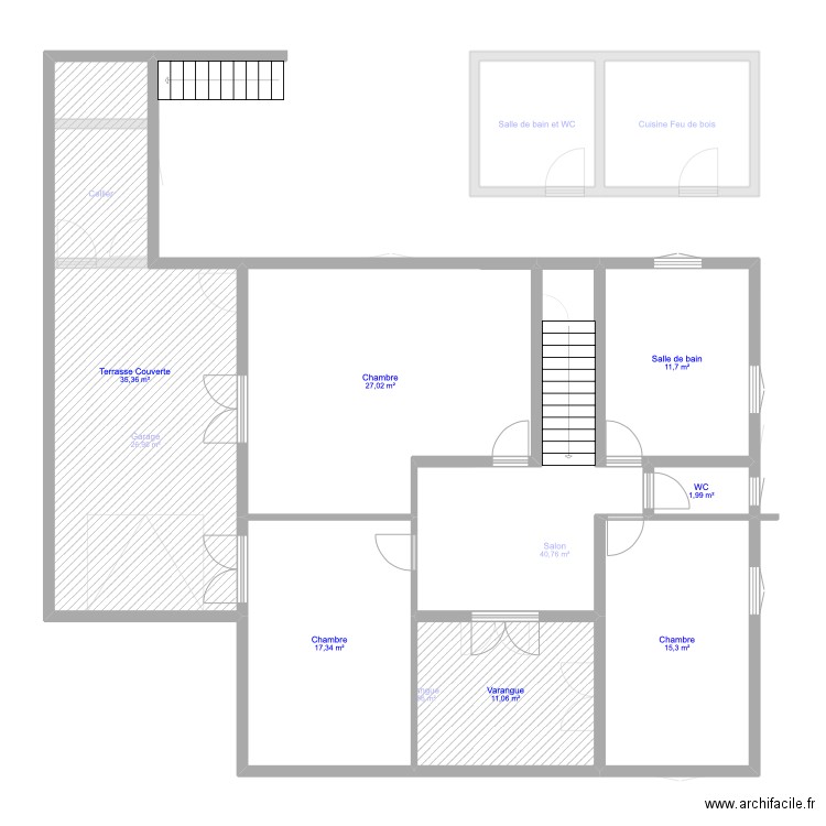 Villa F5 CHANE KONG. Plan de 0 pièce et 0 m2