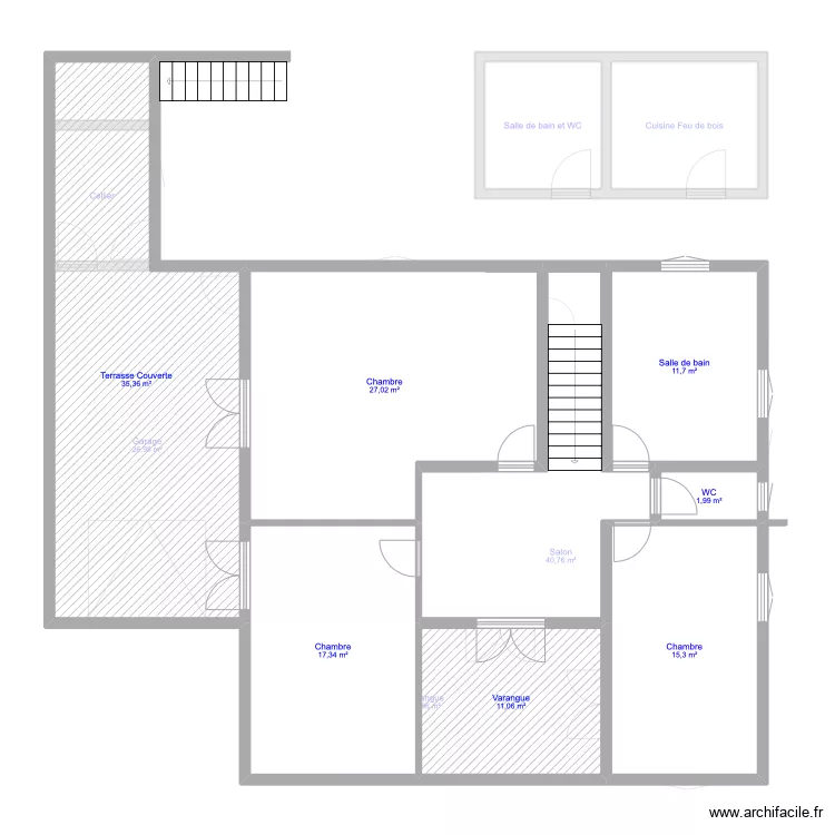 Villa F5 CHANE KONG. Plan de Villa F5 CHANE KONG. Plan de