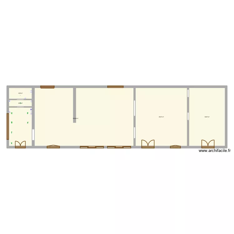 DANZHOME. Plan de 5  et 201 m²