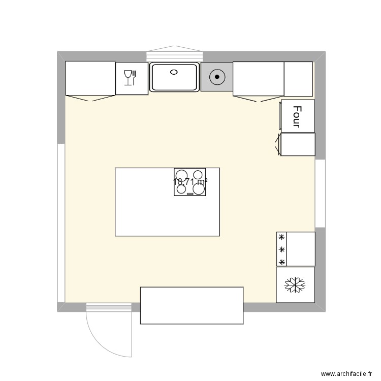 Plan 2 cuisine 97212. Plan de 0 pièce et 0 m2
