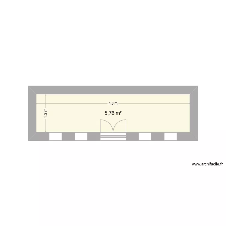 école. Plan de 1 et 6 m² école. Plan de 1 et 6 m²