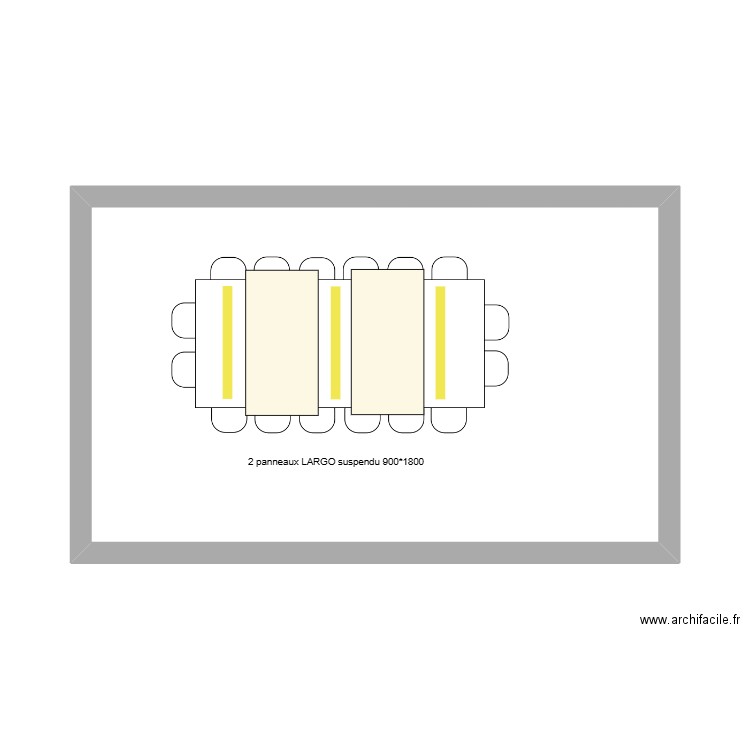 Mairie BBA - LARGO. Plan de 1 pièce et 29 m2