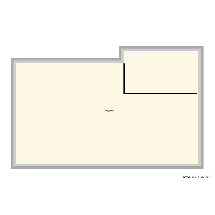plan avec doublage en 15. Plan de 2  et 242 m²
