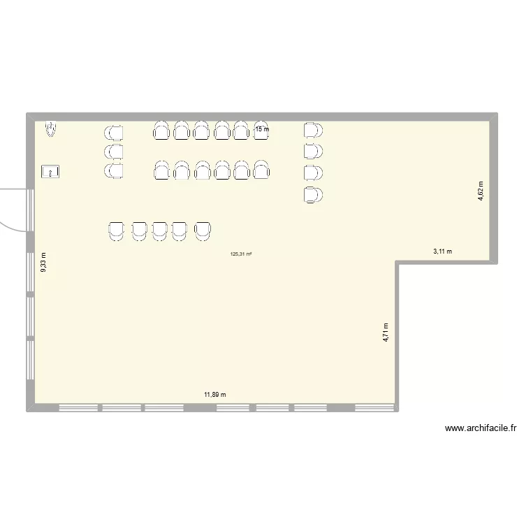 SOS M&eacute;decins vierge. Plan de 