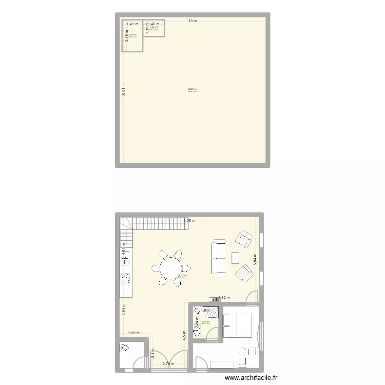 jantets 1. Plan de 5 et 182 m² jantets 1. Plan de 5 et 182 m²