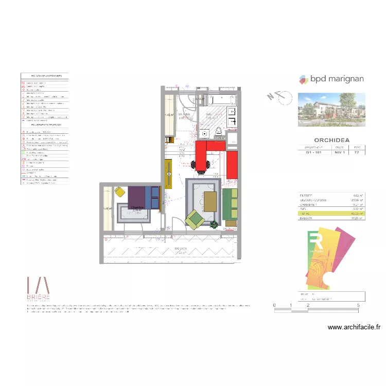 appart perrine 2. Plan de 5 et 11 m² appart perrine 2. Plan de 5 et 11 m²
