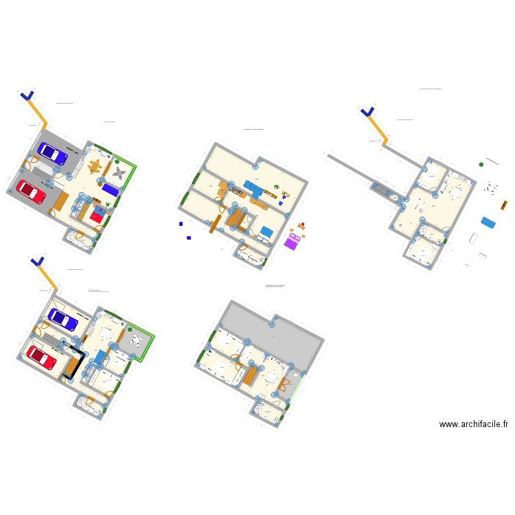 1er etage sur cadastre v2 25 Feb. Plan de 0 pièce et 0 m2