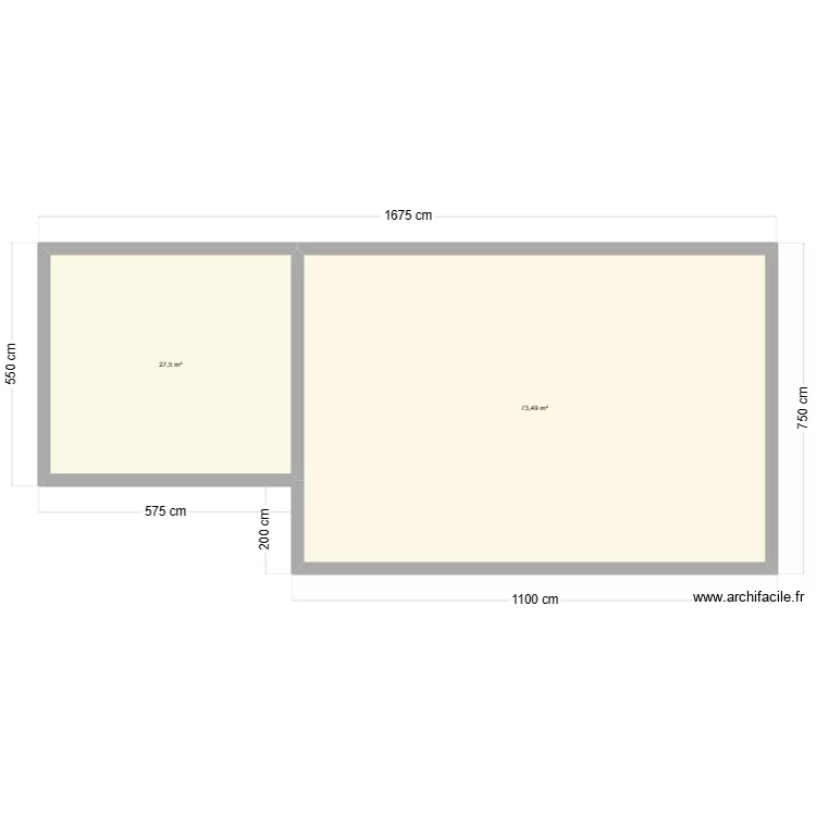 GARAGE BOIS. Plan de 