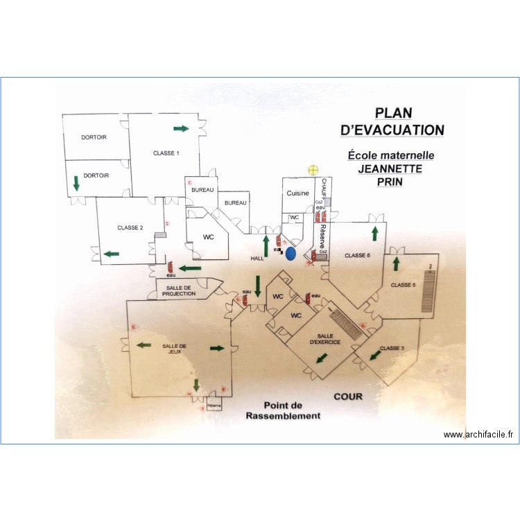 ecole san en ghoelle . Plan de 0 pièce et 0 m2
