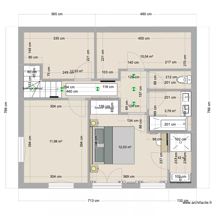 Caroline Ginglinger - 1&egrave;re Etage. Plan de 