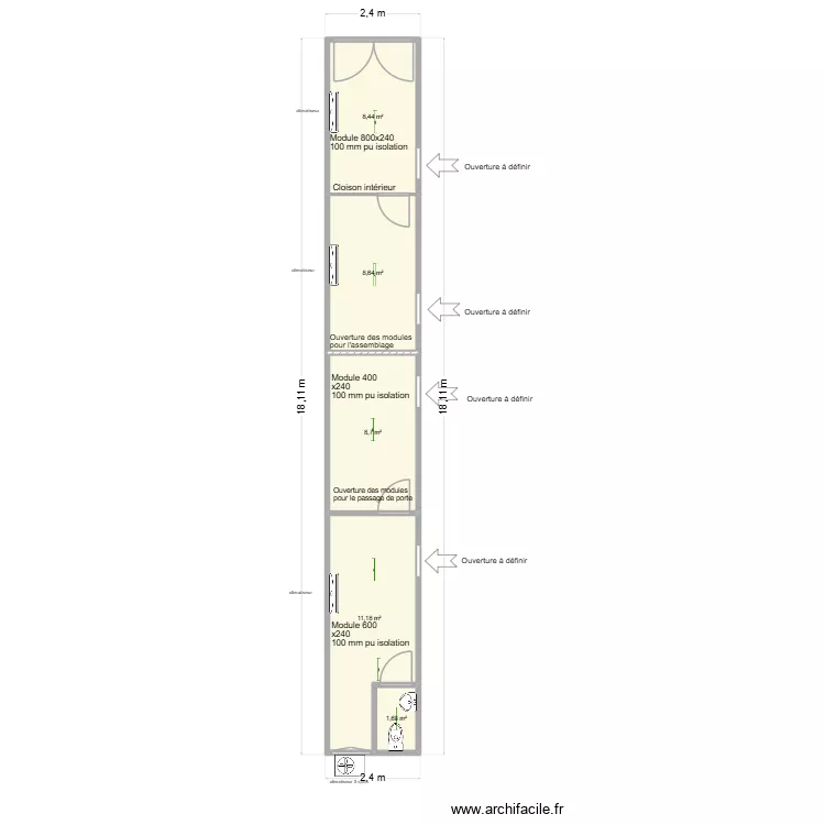 Carosserie Rener. Plan de 