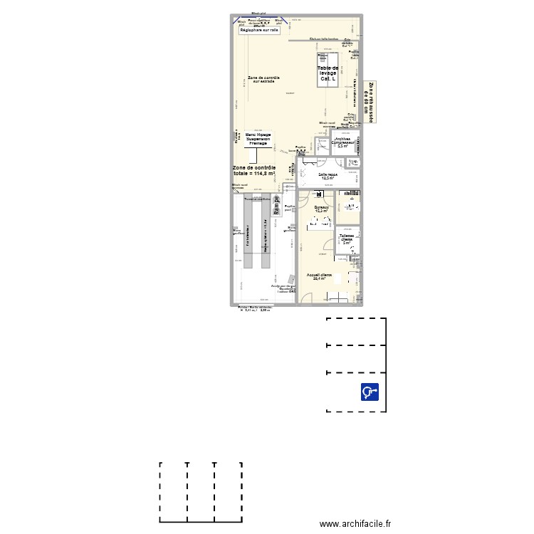 CCT mixte VL/CL MCT SEYNOD 74CTSE. Plan de 11 pièces et 254 m2