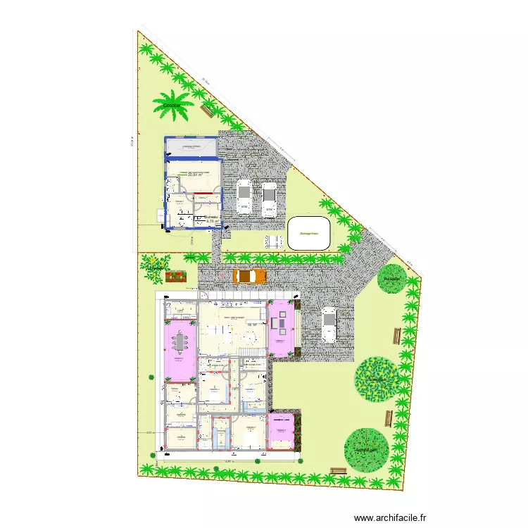 Maison 333-303-1 STM - Bureau STM. Plan de 26 et 274 m² Maison 333-303-1 STM - Bureau STM. Plan de 26 et 274 m²