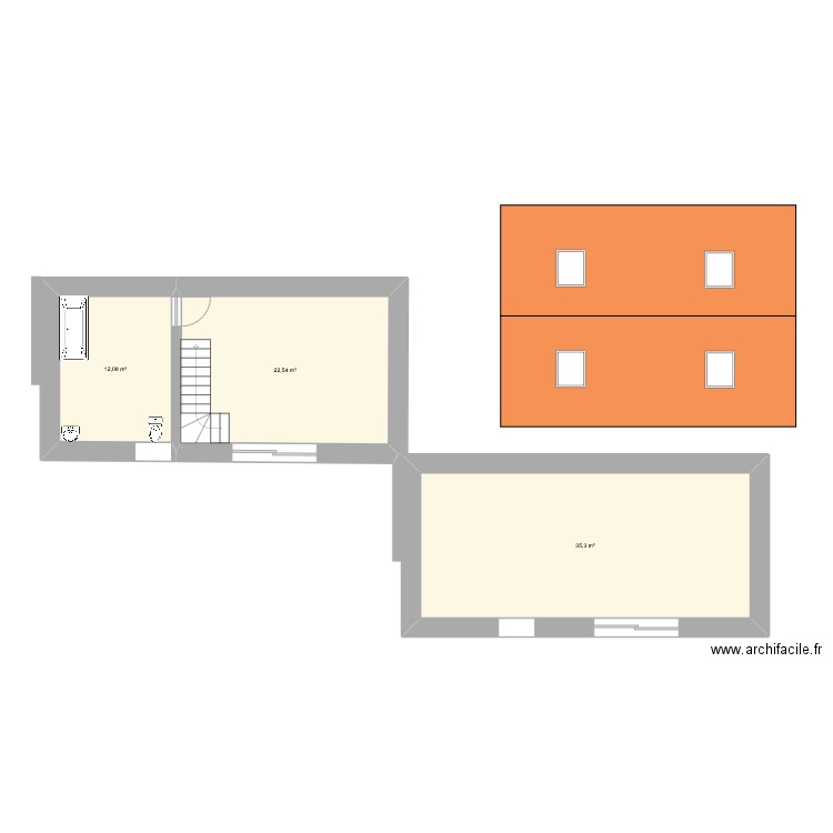 demigny. Plan de 0 pièce et 0 m2
