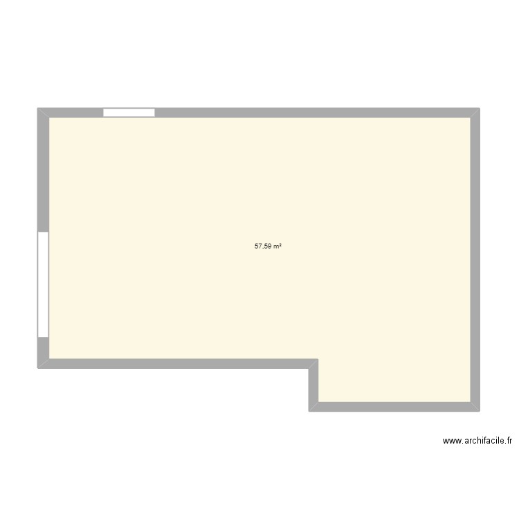 nizare2009bis. Plan de 1 pièce et 58 m2