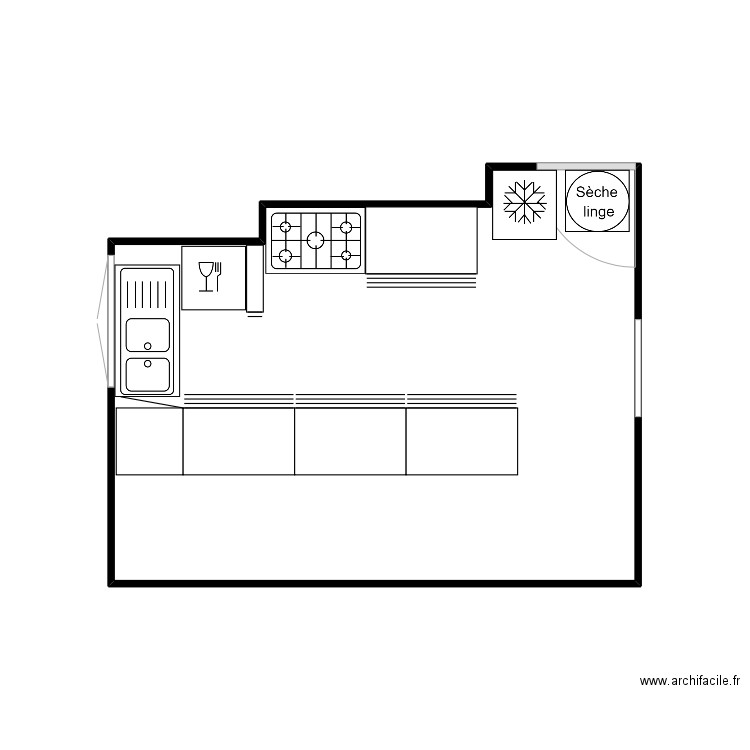 ID Neuilly. Plan de 1 pièce et 16 m2