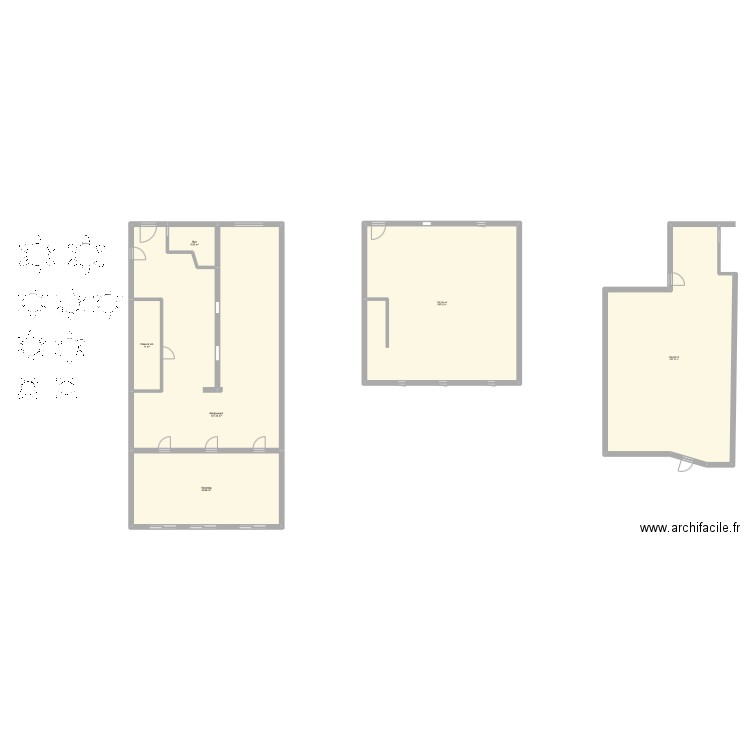 Au comte de Mercy - RDC. Plan de 6 pièces et 392 m2