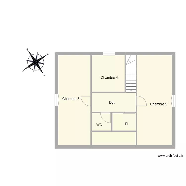 dadjo r+1. Plan de 6 Pièces et 66 m²