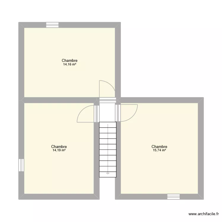 Etage 2 Framont. Plan de 3 et 44 m² Etage 2 Framont. Plan de 3 et 44 m²