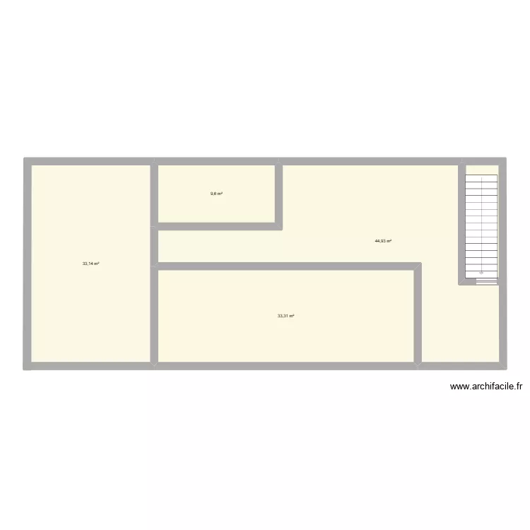 maison. Plan de 4 Pièces et 121 m²