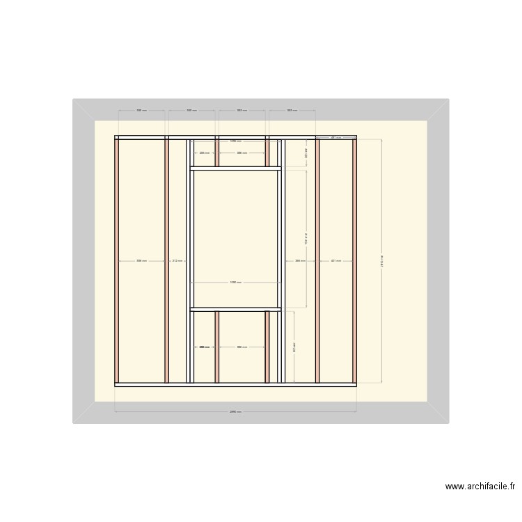 Section8. Plan de 1 pièce et 13 m2