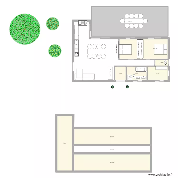 MAISON. Plan de 12 pièces et 234 m² MAISON. Plan de 12 pièces et 234 m²