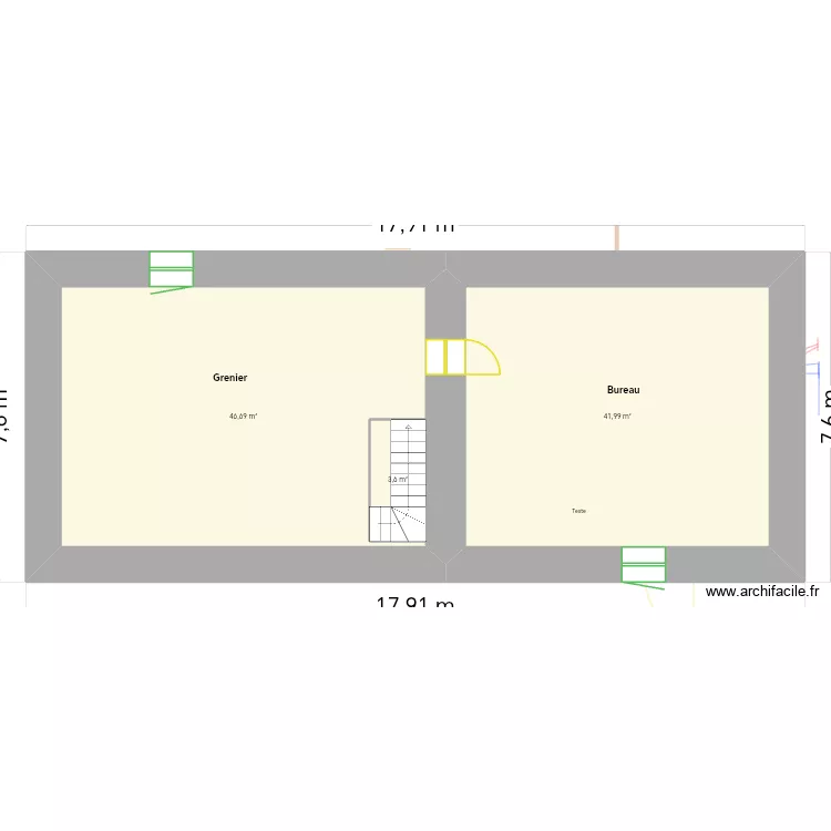reminiac maison avec &eacute;tage. Plan de 10  et 180 m²