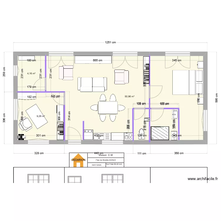 Modele AGNES. Plan de 