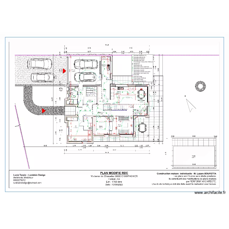 Boufetta rdc . Plan de 