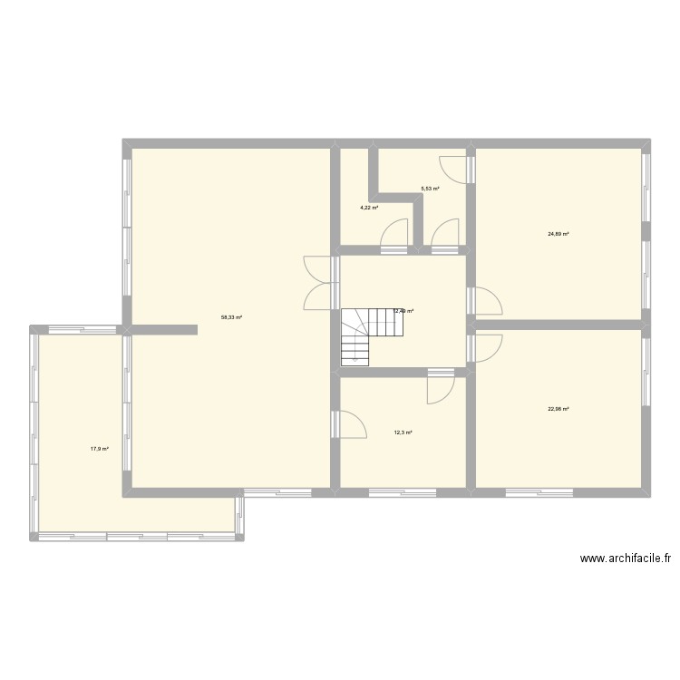 PASTEUR'S HOUSE 1ER. Plan de 8 pièces et 159 m2